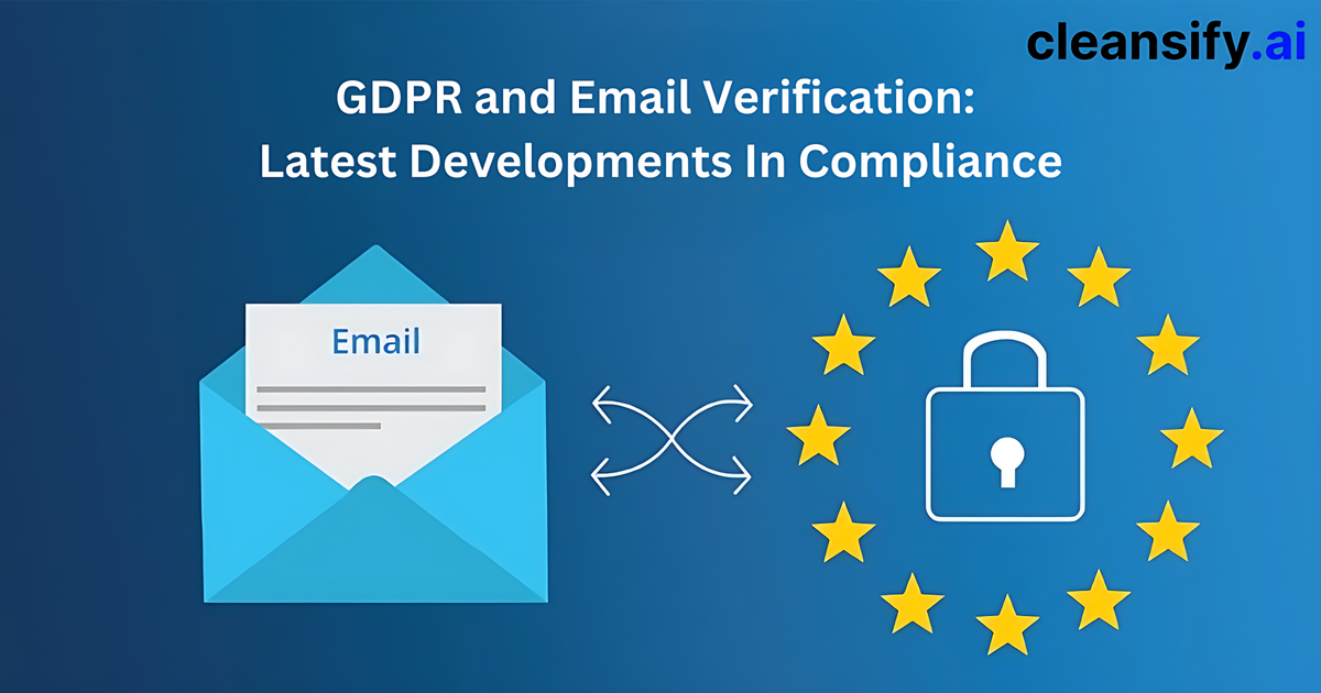 GDPR and Email Verification